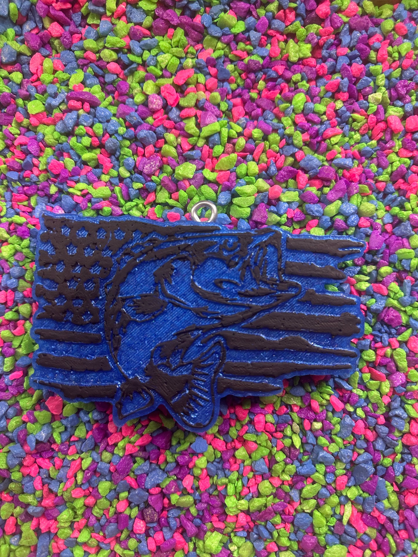 Fish and Flag
