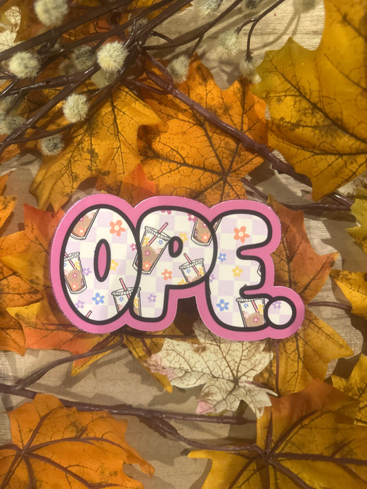 Ope - Iced Coffee Design