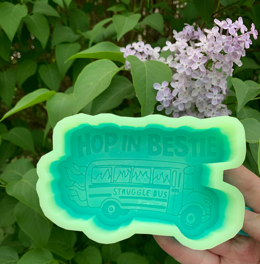 Hop In Bestie - Struggle Bus (Cardstock Design Only, Not Painted)