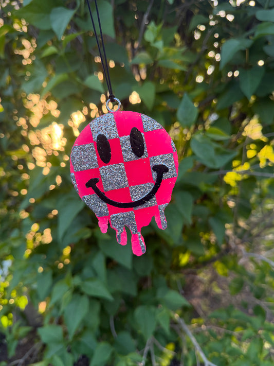 Smiley Drip - Checkered